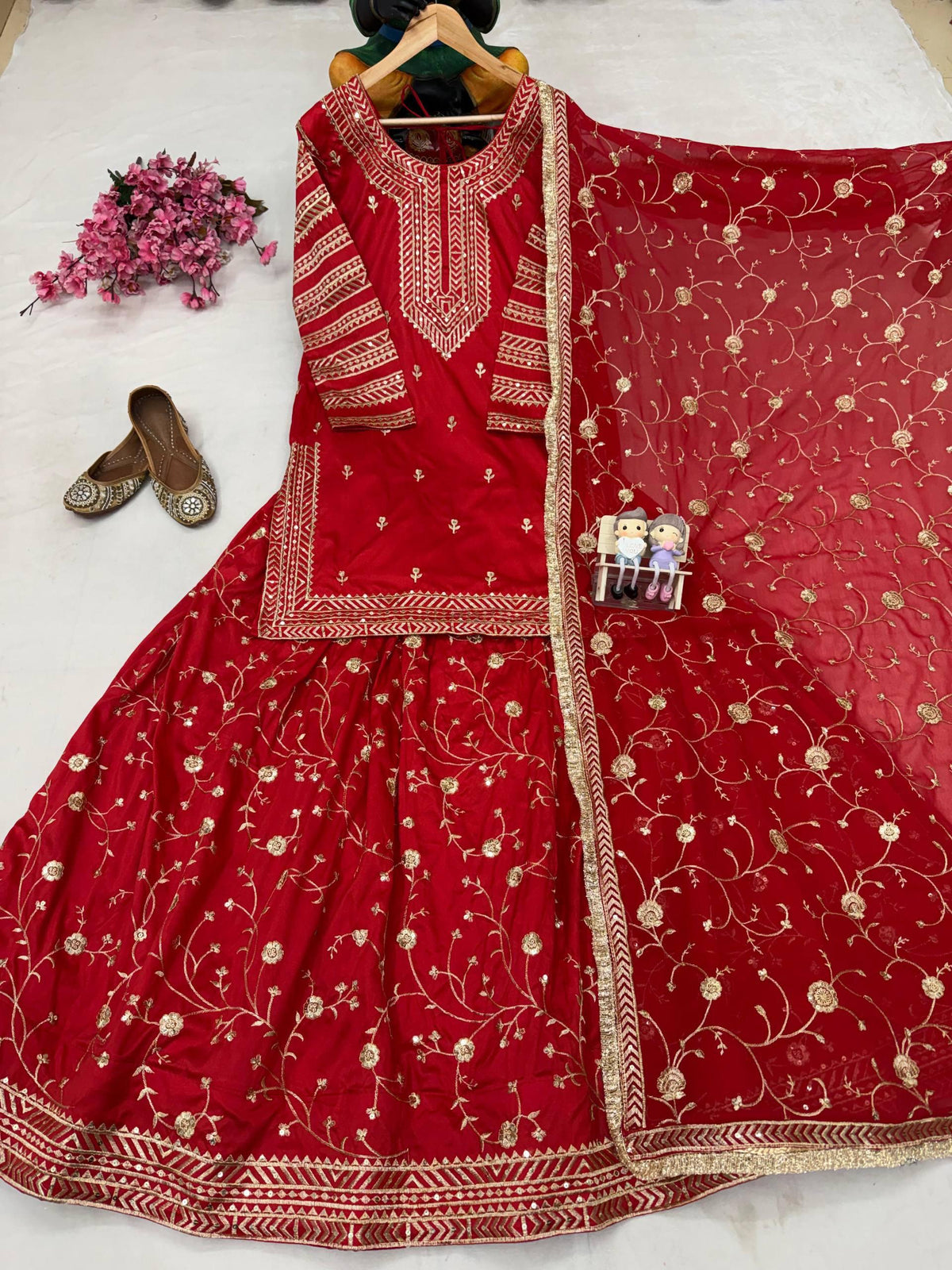 ENHANCE THE BEAUTY OF YOUR WARDROBE WITH THIS NEWLY LAUNCHED INDOWESTERN LEHENGA SET WHOLESALE GEELAN FASHION SURAT