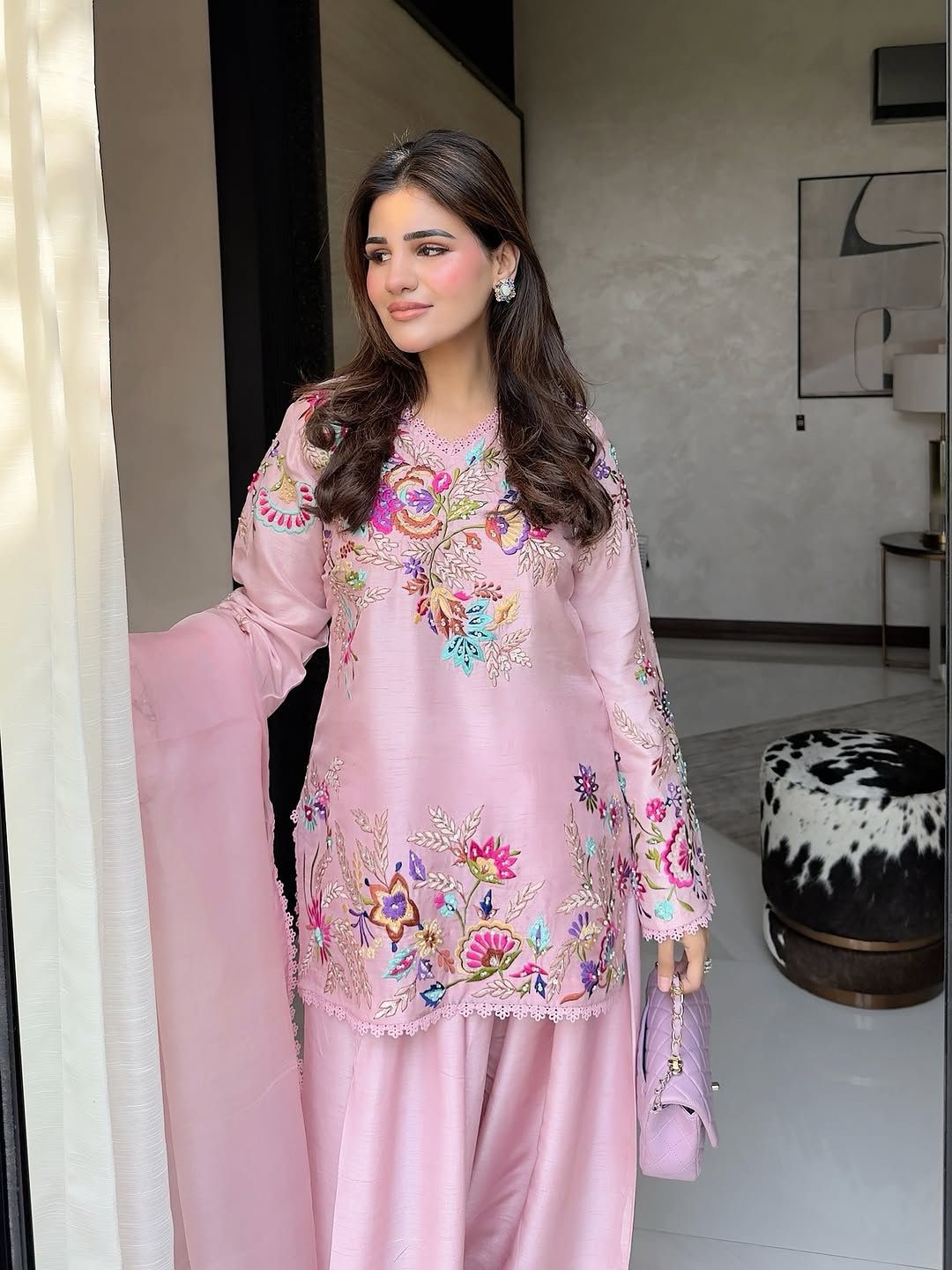 THIS FESTIVAL SEASON, TRY OUR DESIGNER EMBROIDERED FARSI SALWAAR SUIT WITH DUPATTA WHOLESALE GEELAN FASHION SURAT