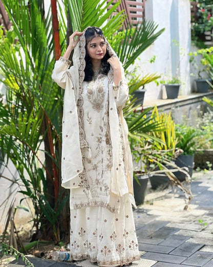 ENHANCE THE BEAUTY OF YOUR WARDROBE WITH THIS NEWLY LAUNCHED KURTI-SHARARA SET WHOLESALE GEELAN FASHION SURAT