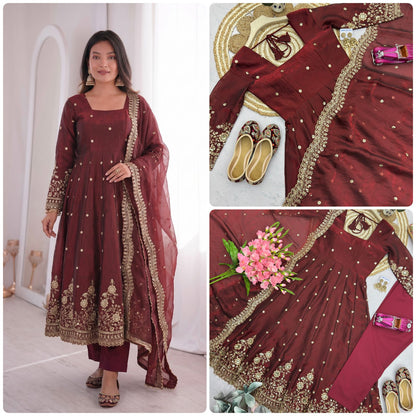 DESIGNER PARTY WEAR LOOK COLLECTION WHOLESALE GEELAN FASHION SURAT
