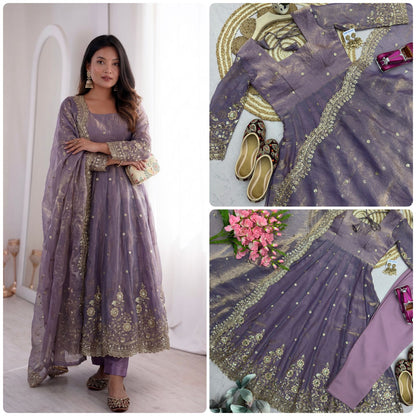DESIGNER PARTY WEAR LOOK COLLECTION WHOLESALE GEELAN FASHION SURAT
