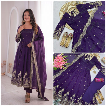 DESIGNER PARTY WEAR LOOK COLLECTION WHOLESALE GEELAN FASHION SURAT
