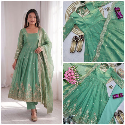 DESIGNER PARTY WEAR LOOK COLLECTION WHOLESALE GEELAN FASHION SURAT