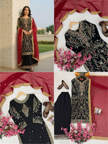 ENHANCE THE BEAUTY OF YOUR WARDROBE WITH THIS NEWLY LAUNCHED KURTI & PLAZZO SET8 WHOLESALE GEELAN FASHION SURAT