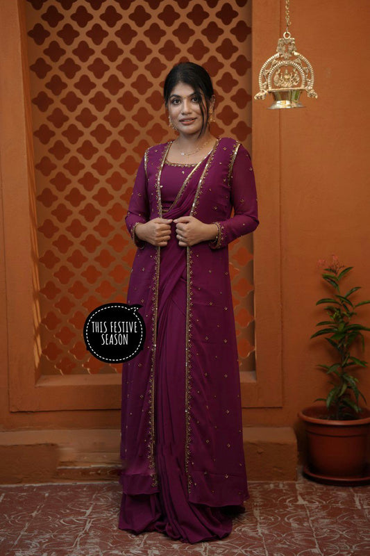 WE ARE LAUNCHING NEW SUPERHIT TRENDING FAUX GEORGETTE FABRIC 4 PIECE SET LEHENGA,BLOUSE,KOTI,DUPATTA WITH EMBROIDERY WORK WHOLESALE GEELAN FASHION SURAT