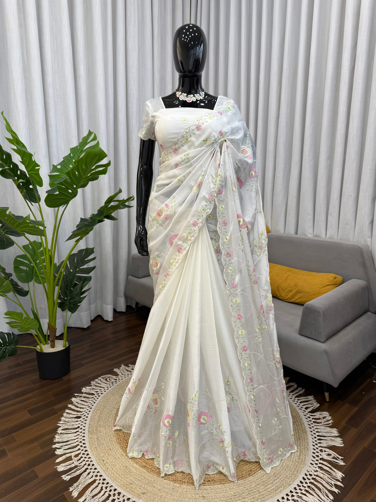 DESIGNER SAREE – ELEGANCE REDEFINED ✨ FALL IN LOVE WITH THIS STUNNING SAREE IN AN EYE-CATCHING SHADE, CRAFTED WITH FINESSE AND RICH DETAILING. A PERFECT BLEND OF GRACE AND GLAM! WHOLESALE GEELAN FASHION SURAT