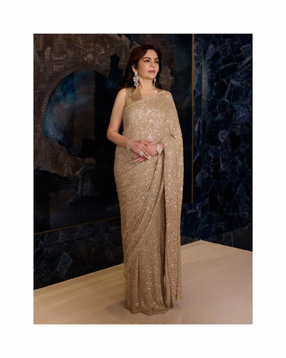 BOLLYWOOD BLOCKBUSTER NITA AMBANI SEQUINS DESIGN WHOLESALE GEELAN FASHION SURAT