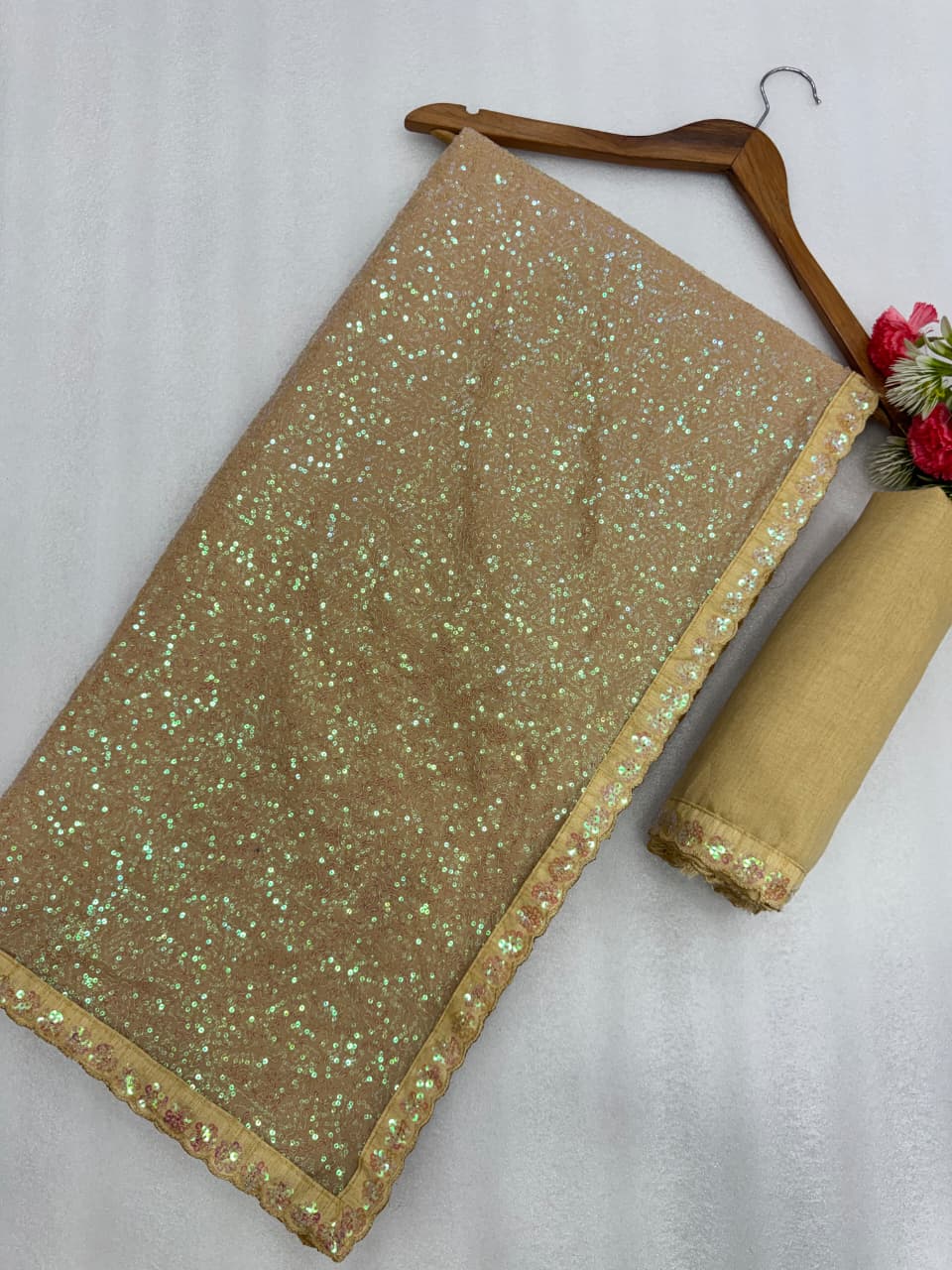 BOLLYWOOD BLOCKBUSTER NITA AMBANI SEQUINS DESIGN WHOLESALE GEELAN FASHION SURAT