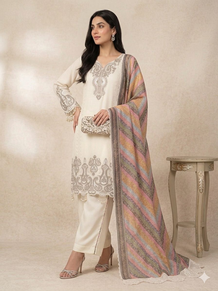 THIS WEDDING SEASON WEAR OUR BEAUTIFUL SEQUENCE EMBROIDERED TOP , PLAZZO WITH DUPATTA WHOLESALE GEELAN FASHION SURAT