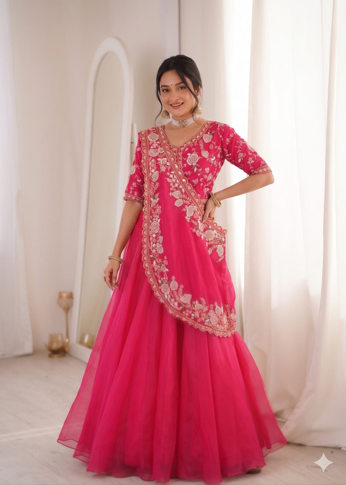 EMBROIDERY WORK LEHENGA CHOLI WHOLESALE GEELAN FASHION SURAT