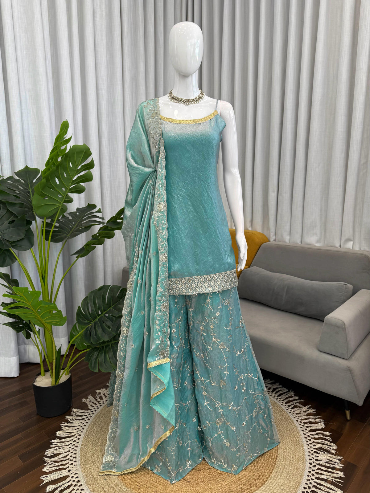 STEP INTO EFFORTLESS CHARM WITH OUR EXCLUSIVE 3-PIECE SET – CRAFTED FOR COMFORT, STITCHED WITH GRACE WHOLESALE GEELAN FASHION SURAT