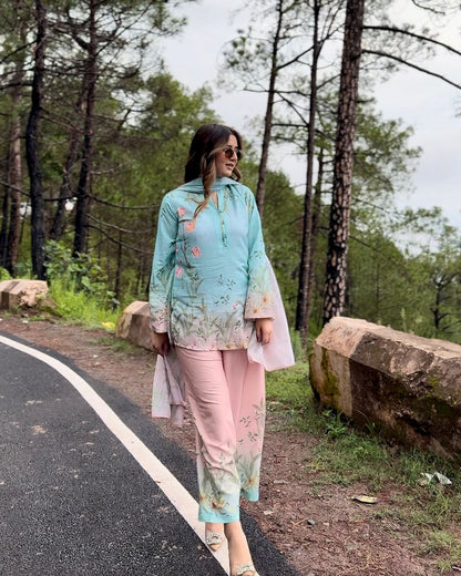 ENHANCE THE BEAUTY OF YOUR WARDROBE WITH THIS NEWLY LAUNCHED 3 PIECE CORDSET WHOLESALE GEELAN FASHION SURAT