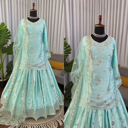 STEP INTO EFFORTLESS CHARM WITH OUR EXCLUSIVE 3-PIECE SET – CRAFTED FOR COMFORT, STITCHED WITH GRACE.IP WHOLESALE GEELAN FASHION SURAT