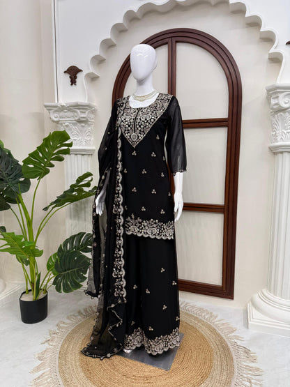 STEP INTO EFFORTLESS CHARM WITH OUR EXCLUSIVE 3-PIECE SET – CRAFTED FOR COMFORT, STITCHED WITH GRACE WHOLESALE GEELAN FASHION SURAT