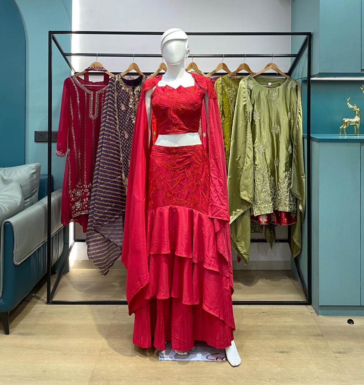 DRAPE YOURSELF IN LAYERS OF GRACE & CHARM WHOLESALE GEELAN FASHION SURAT