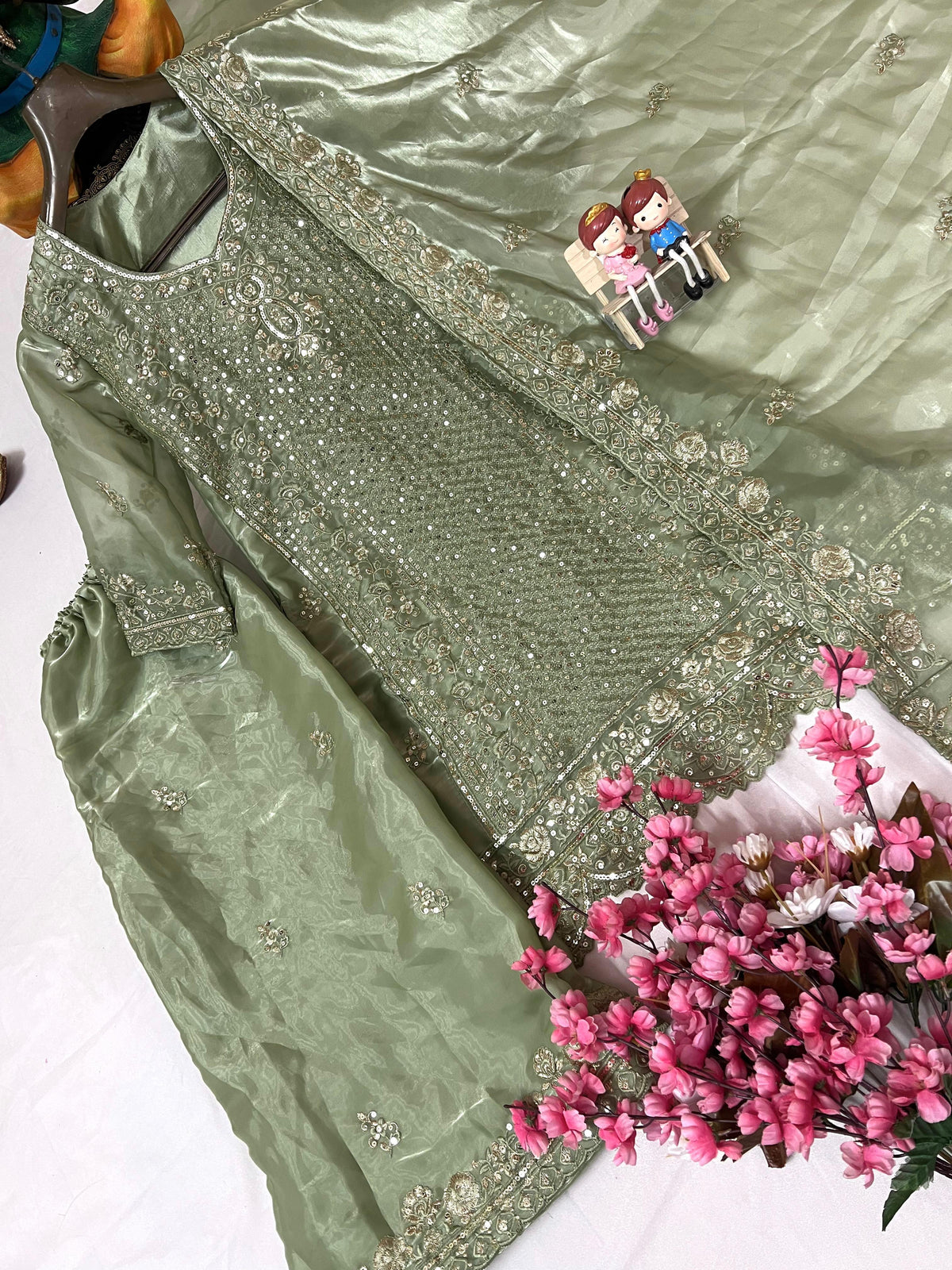 ENHANCE THE BEAUTY OF YOUR WARDROBE WITH THIS NEWLY LAUNCHED KURTI-PLAZZO SET WHOLESALE GEELAN FASHION SURAT