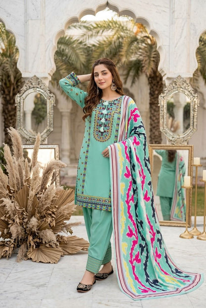 NEW DESIGNER HEAVY NATURAL SILK TOP PLAZZO & DUPATTA SET WHOLESALE GEELAN FASHION SURAT