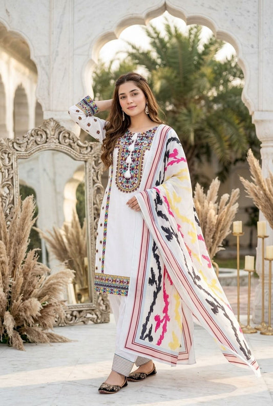 NEW DESIGNER HEAVY NATURAL SILK TOP PLAZZO & DUPATTA SET WHOLESALE GEELAN FASHION SURAT