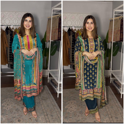 ENHANCE THE BEAUTY OF YOUR WARDROBE WITH THIS NEWLY LAUNCHED 3 PIECE CORDSET WHOLESALE GEELAN FASHION SURAT