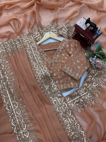 DESIGNER SAREE – ELEGANCE REDEFINED ✨ FALL IN LOVE WITH THIS STUNNING SAREE IN AN EYE-CATCHING SHADE, CRAFTED WITH FINESSE AND RICH DETAILING. A PERFECT BLEND OF GRACE AND GLAM! WHOLESALE GEELAN FASHION SURAT