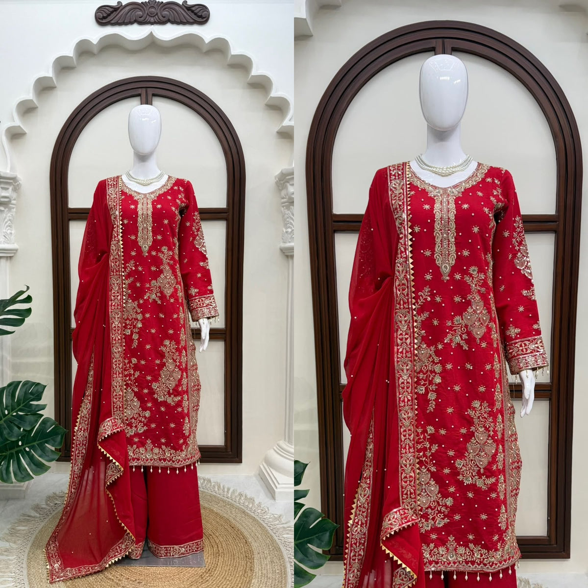 STEP INTO EFFORTLESS CHARM WITH OUR EXCLUSIVE 3-PIECE SET – CRAFTED FOR COMFORT, STITCHED WITH GRACE. WHOLESALE GEELAN FASHION SURAT