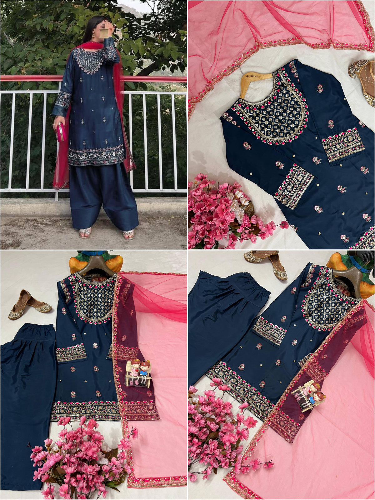 ENHANCE THE BEAUTY OF YOUR WARDROBE WITH THIS NEWLY LAUNCHED KURTI-FARSHI PLAZZO SET WHOLESALE GEELAN FASHION SURAT