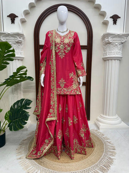 STEP INTO EFFORTLESS CHARM WITH OUR EXCLUSIVE 3-PIECE SET – CRAFTED FOR COMFORT, STITCHED WITH GRACE. WHOLESALE GEELAN FASHION SURAT