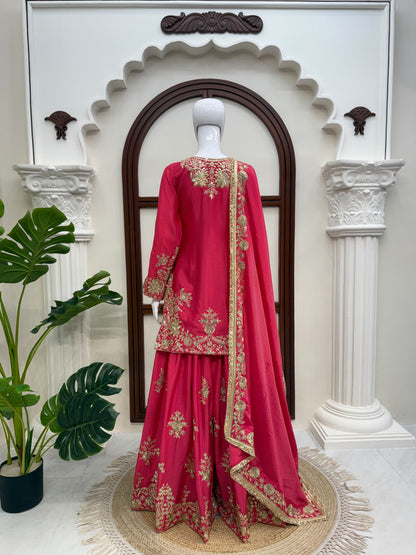 STEP INTO EFFORTLESS CHARM WITH OUR EXCLUSIVE 3-PIECE SET – CRAFTED FOR COMFORT, STITCHED WITH GRACE. WHOLESALE GEELAN FASHION SURAT
