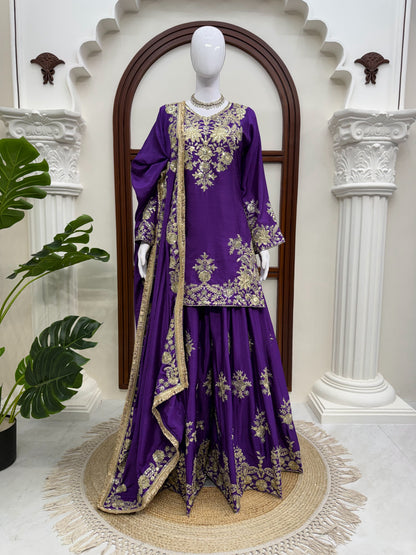 STEP INTO EFFORTLESS CHARM WITH OUR EXCLUSIVE 3-PIECE SET – CRAFTED FOR COMFORT, STITCHED WITH GRACE. WHOLESALE GEELAN FASHION SURAT