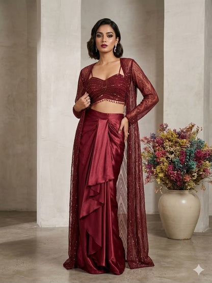 PARTY WEAR WESTERN PAIR WHOLESALE GEELAN FASHION SURAT