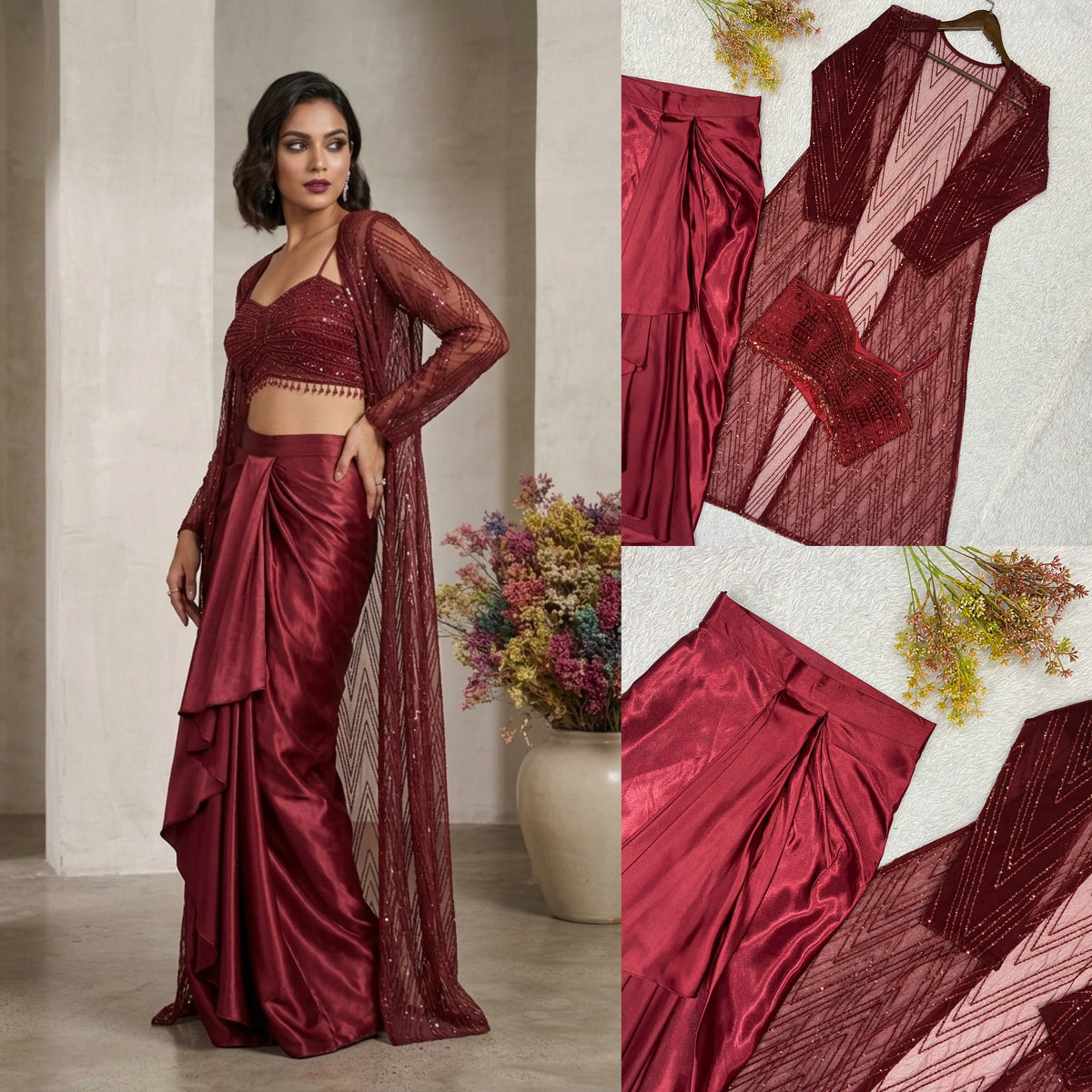PARTY WEAR WESTERN PAIR WHOLESALE GEELAN FASHION SURAT