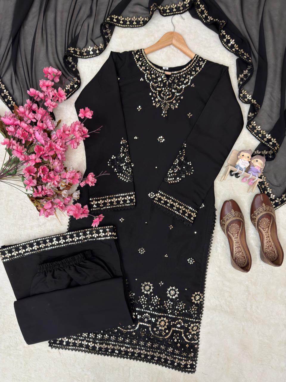 ENHANCE THE BEAUTY OF YOUR WARDROBE WITH OUR NEWLY LAUNCHED PREMIUM KURTI, PALAZZO & DUPATTA SET. WHOLESALE GEELAN FASHION SURAT