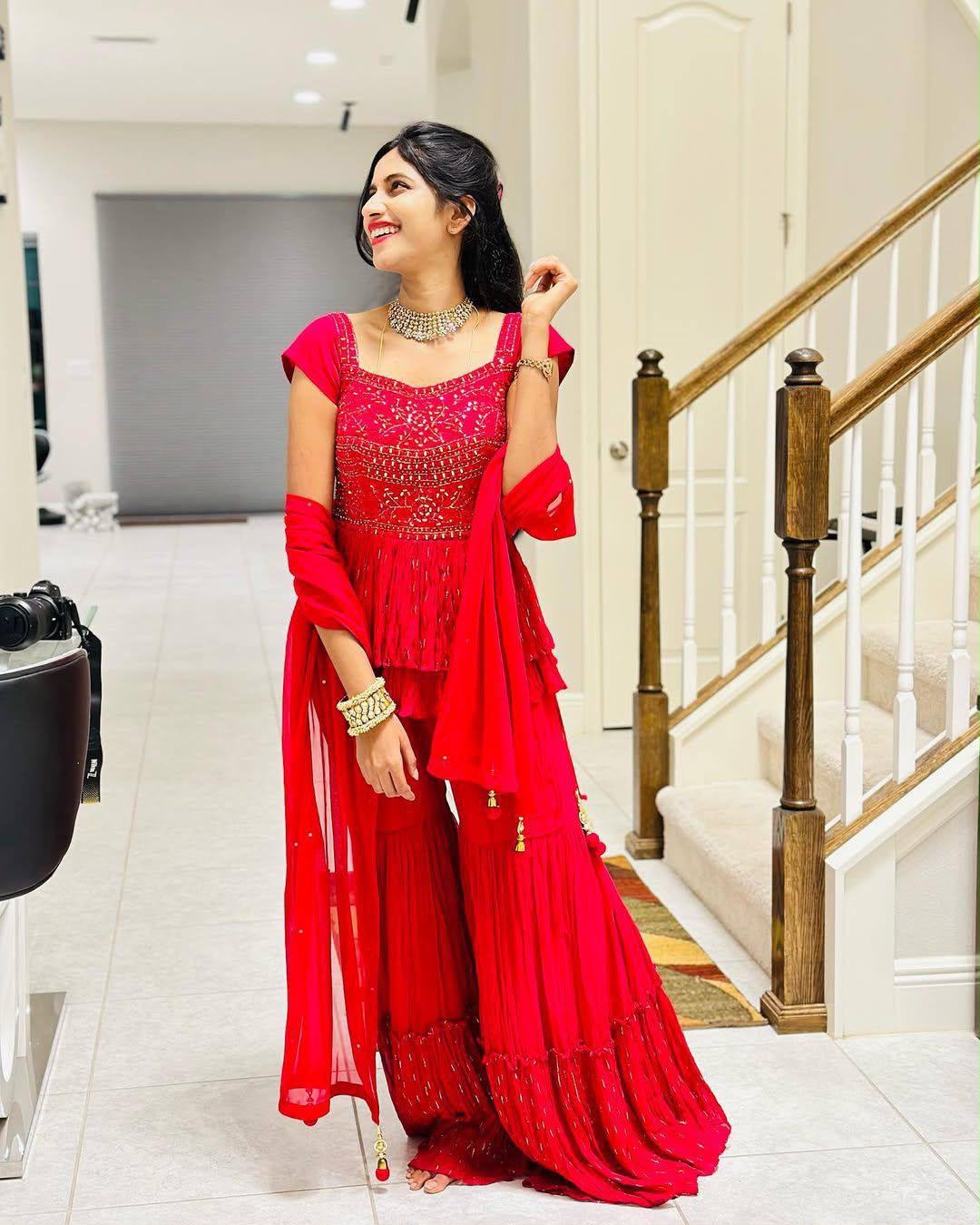 DRAPE YOURSELF IN ELEGANCE WITH THIS SHARARA STYLE GEORGETTE SHARARA SET PAIRED WITH A BEAUTIFUL DUPATTA. WHOLESALE GEELAN FASHION SURAT