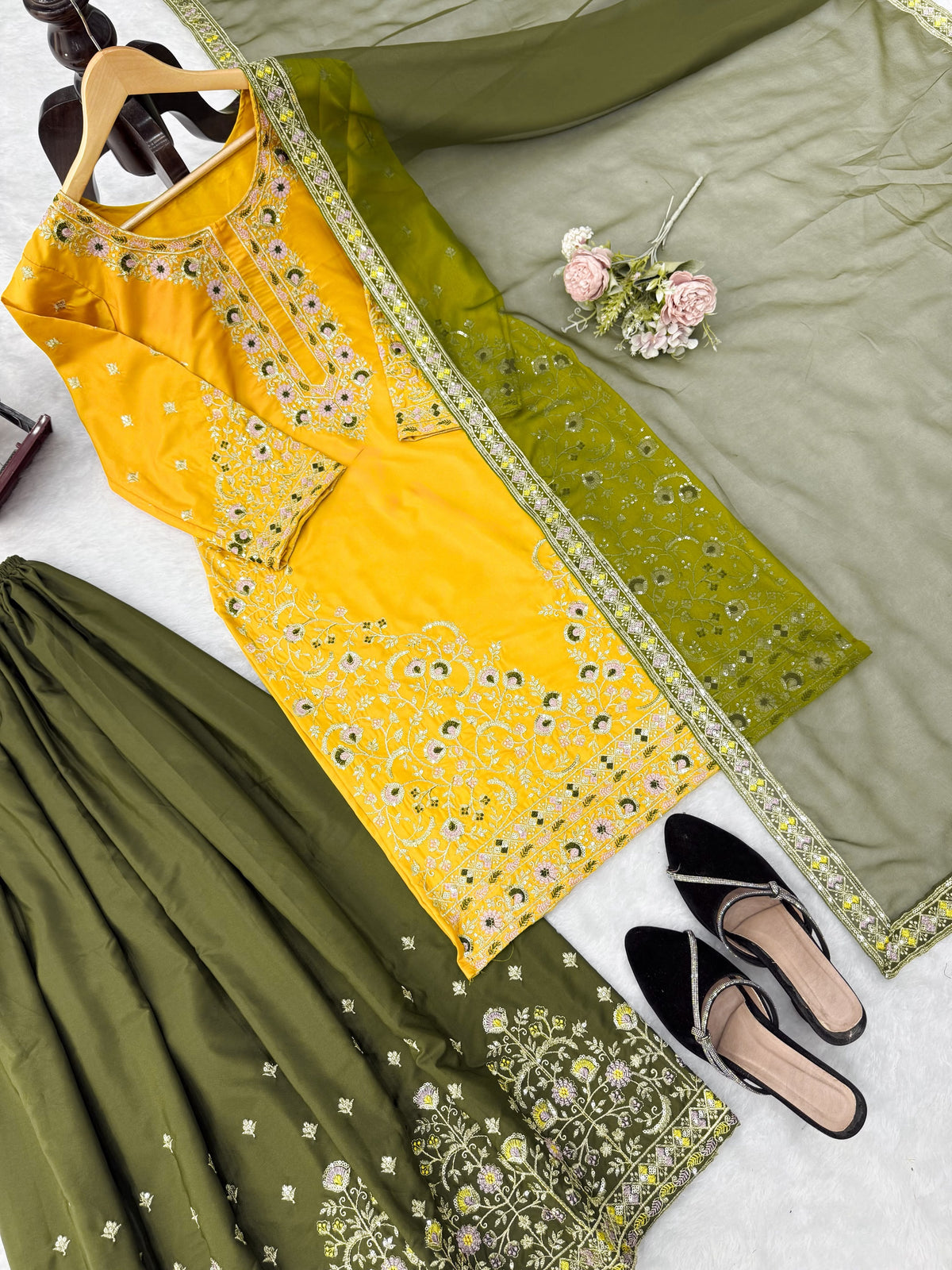 DESIGNER SUIT & PENT SET – ELEGANT ETHNIC WEAR ✨ 🎀 CRAFTED IN CLASSY TONES WITH PREMIUM FABRIC & DETAILING WHOLESALE GEELAN FASHION SURAT