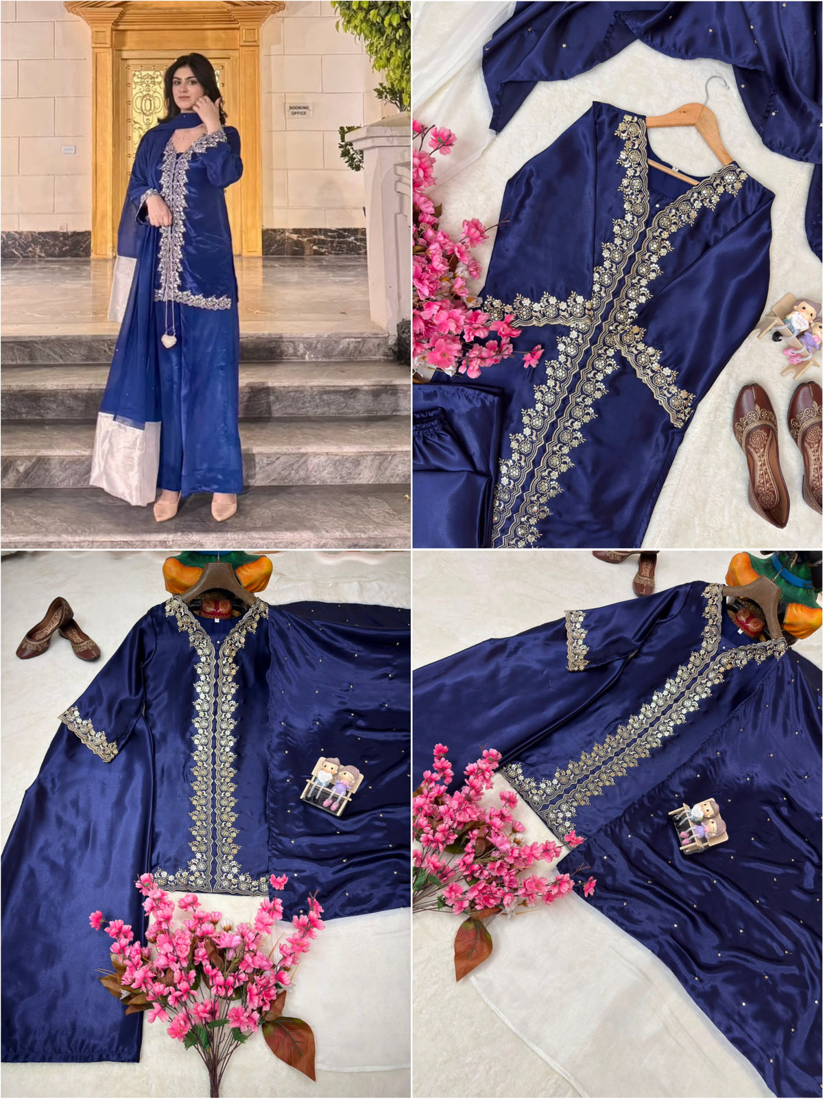 ENHANCE THE BEAUTY OF YOUR WARDROBE WITH THIS NEWLY LAUNCHED KURTI & PLAZZO SET WHOLESALE GEELAN FASHION SURAT