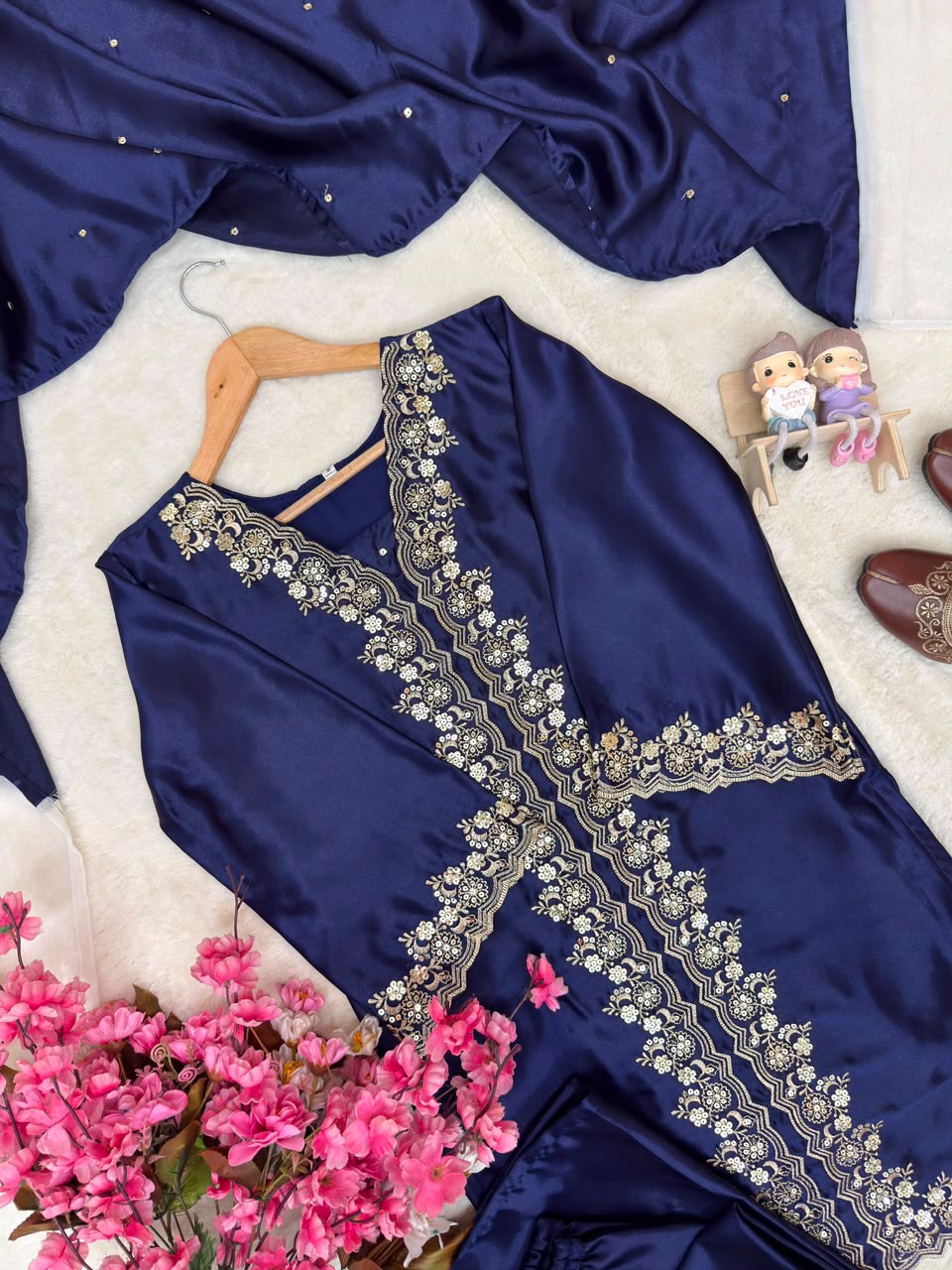 ENHANCE THE BEAUTY OF YOUR WARDROBE WITH THIS NEWLY LAUNCHED KURTI & PLAZZO SET WHOLESALE GEELAN FASHION SURAT