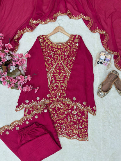 ENHANCE THE BEAUTY OF YOUR WARDROBE WITH THIS NEWLY LAUNCHED KURTI & PLAZZO SET WHOLESALE GEELAN FASHION SURAT