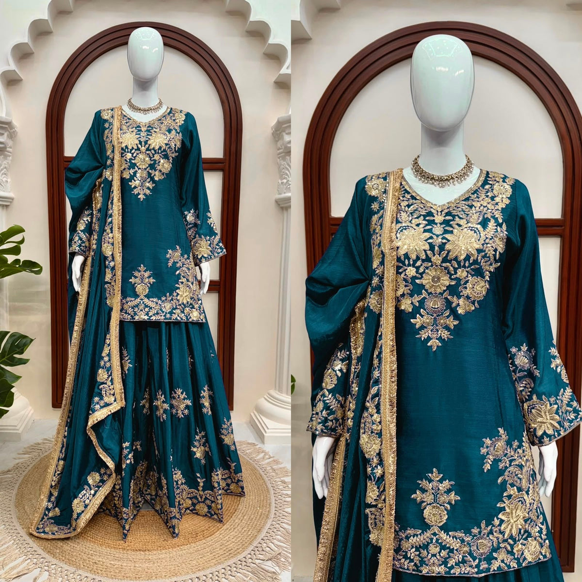 STEP INTO EFFORTLESS CHARM WITH OUR EXCLUSIVE 3-PIECE SET – CRAFTED FOR COMFORT, STITCHED WITH GRACE. WHOLESALE GEELAN FASHION SURAT