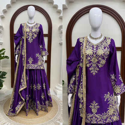 STEP INTO EFFORTLESS CHARM WITH OUR EXCLUSIVE 3-PIECE SET – CRAFTED FOR COMFORT, STITCHED WITH GRACE. WHOLESALE GEELAN FASHION SURAT