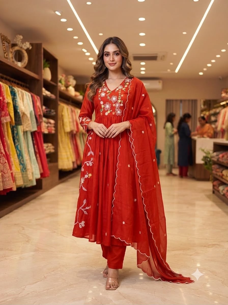 THIS FESTIVAL SEASON WEAR OUR BEAUTIFUL SEQUENCE EMBROIDERED WORKED TOP , PANT WITH DUPATTA ✨ WHOLESALE GEELAN FASHION SURAT