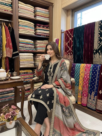 ✨ THIS FESTIVAL SEASON WEAR OUR BEAUTIFUL PAKISTANI SUIT TOP WITH EMBROIDERED WORKED,PANT AND DUPATTA ✨ WHOLESALE GEELAN FASHION SURAT