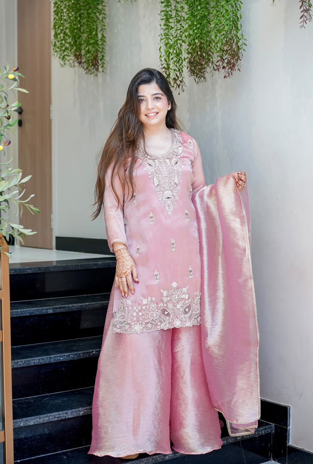 READY-MADE COLLECTION WITH SILKY 😍 SILK AND HEAVY EMBROIDERY SEQUENCE WORK TOP-BOTTOM AND DUPATTA SET FULLY STITCHED READY TO WEAR COLLECTION WHOLESALE GEELAN FASHION SURAT