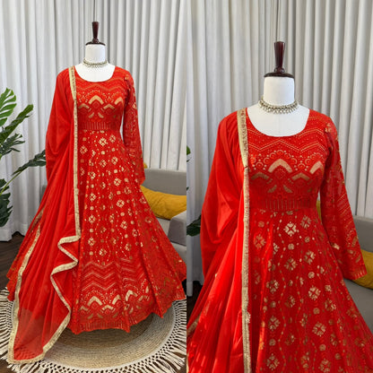 DESIGNER PLAZOO WITH GOWN SET – ELEGANT ETHNIC WEAR ✨ 🎀 CRAFTED IN CLASSY TONES WITH PREMIUM FABRIC & DETAILING WHOLESALE GEELAN FASHION SURAT