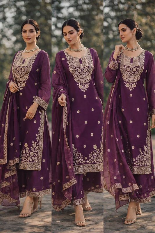 STEP INTO EFFORTLESS CHARM WITH OUR EXCLUSIVE 3-PIECE SET – CRAFTED FOR COMFORT, STITCHED WITH GRACE. WHOLESALE GEELAN FASHION SURAT