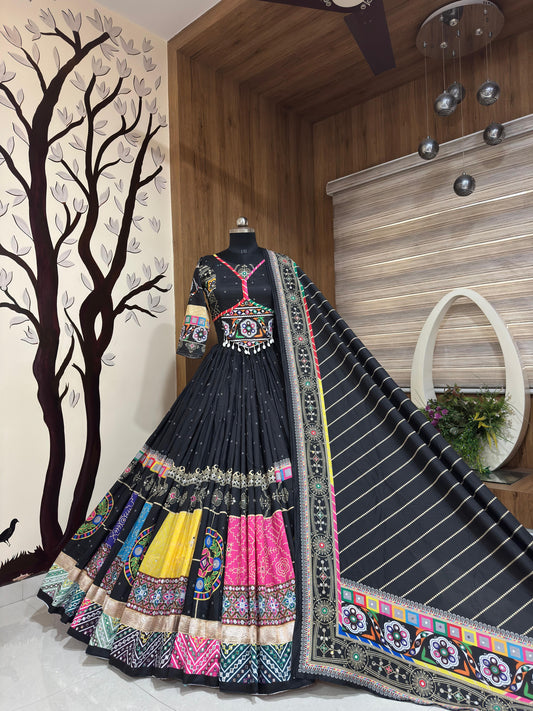 NAVRATRI 2026 SUPERB  QUALITY DESIGNER PRINTED LAHENGA CHOLI WHOLESALE GEELAN FASHION SURAT