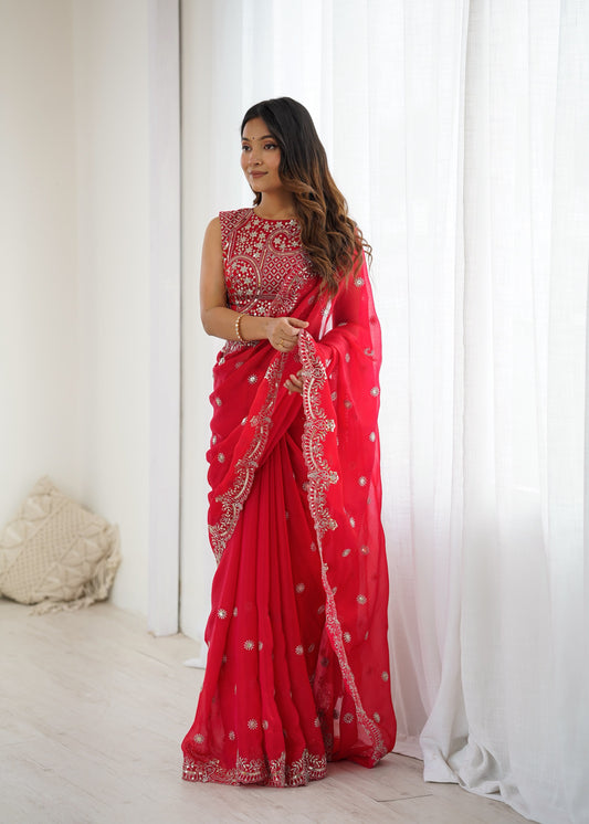 FEATURING OUR OWN REAL MODELING – SHINE IN EVERY DRAPE! 📌 PRODUCT CODE WHOLESALE GEELAN FASHION SURAT