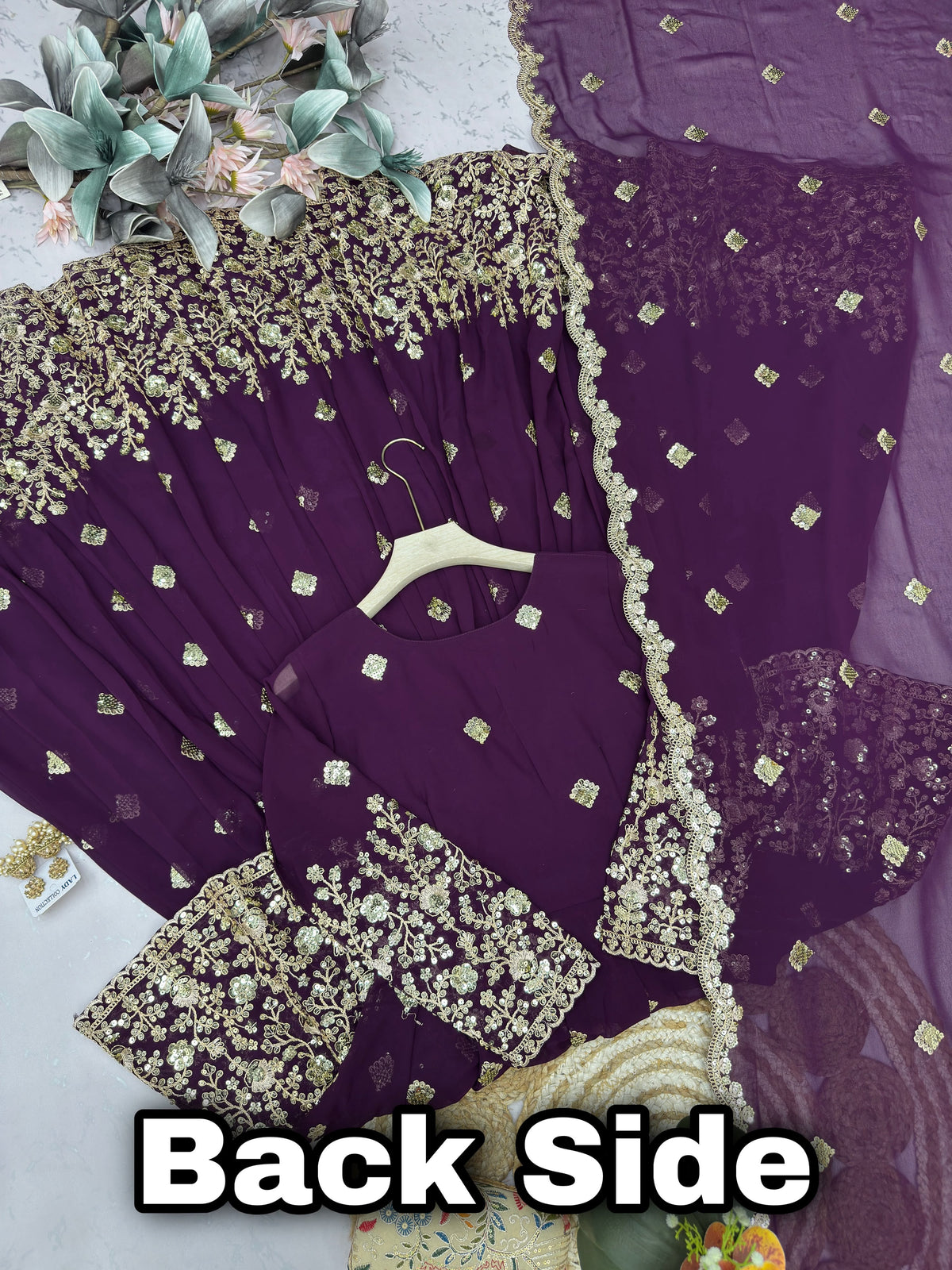 DESIGNER PARTY WEAR LOOK COLLECTION WHOLESALE GEELAN FASHION SURAT