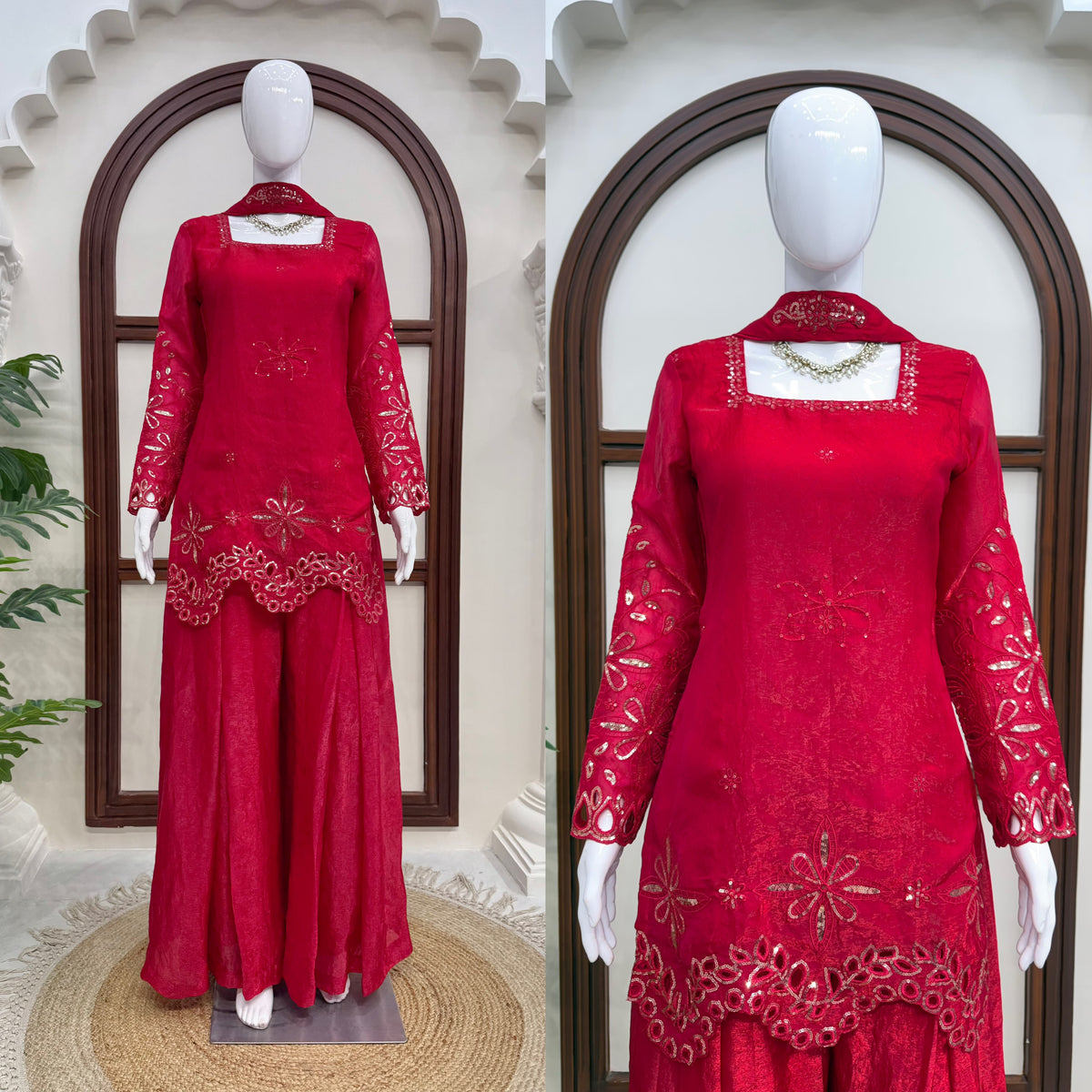 STEP INTO EFFORTLESS CHARM WITH OUR EXCLUSIVE 3-PIECE SET – CRAFTED FOR COMFORT, STITCHED WITH GRACE. WHOLESALE GEELAN FASHION SURAT