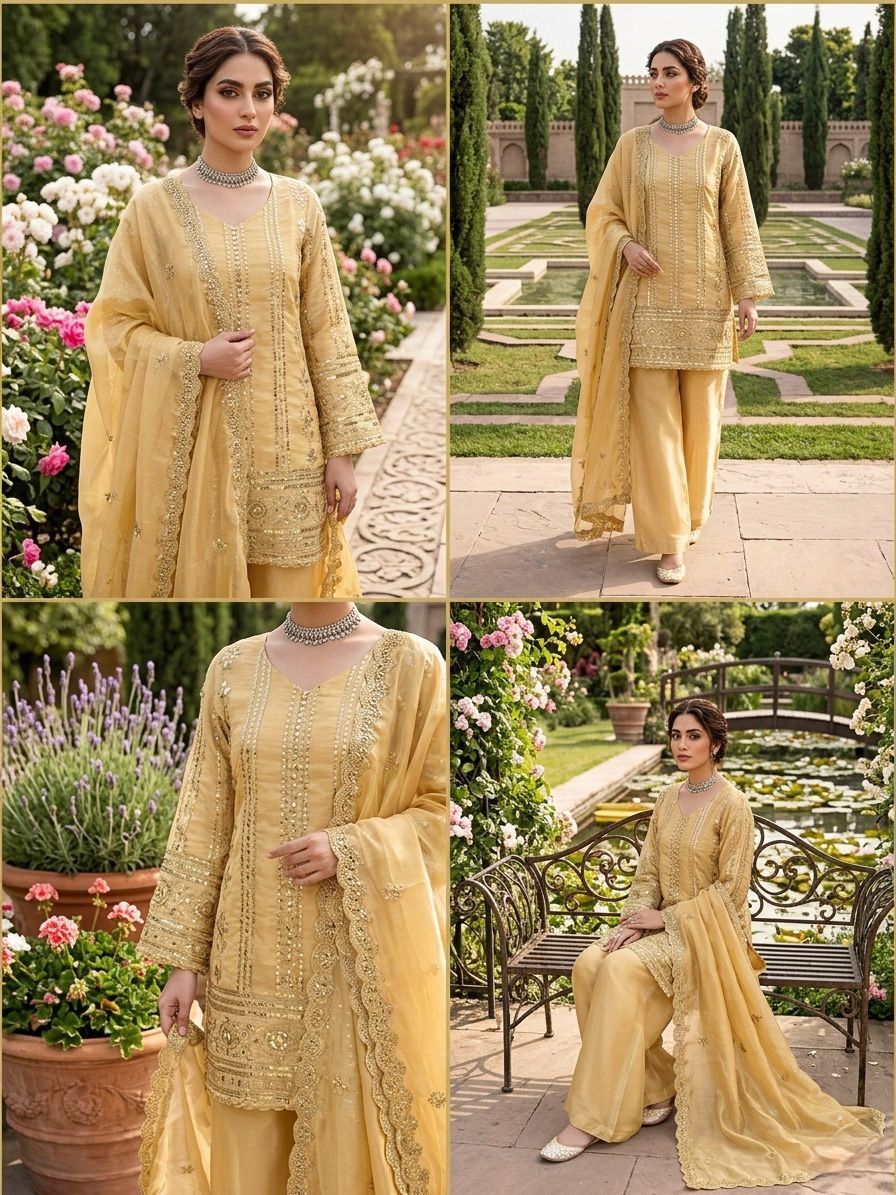 DESIGNER PALZOO SET – ELEGANT ETHNIC WEAR ✨ 🎀 CRAFTED IN CLASSY TONES WITH PREMIUM FABRIC & DETAILING WHOLESALE GEELAN FASHION SURAT