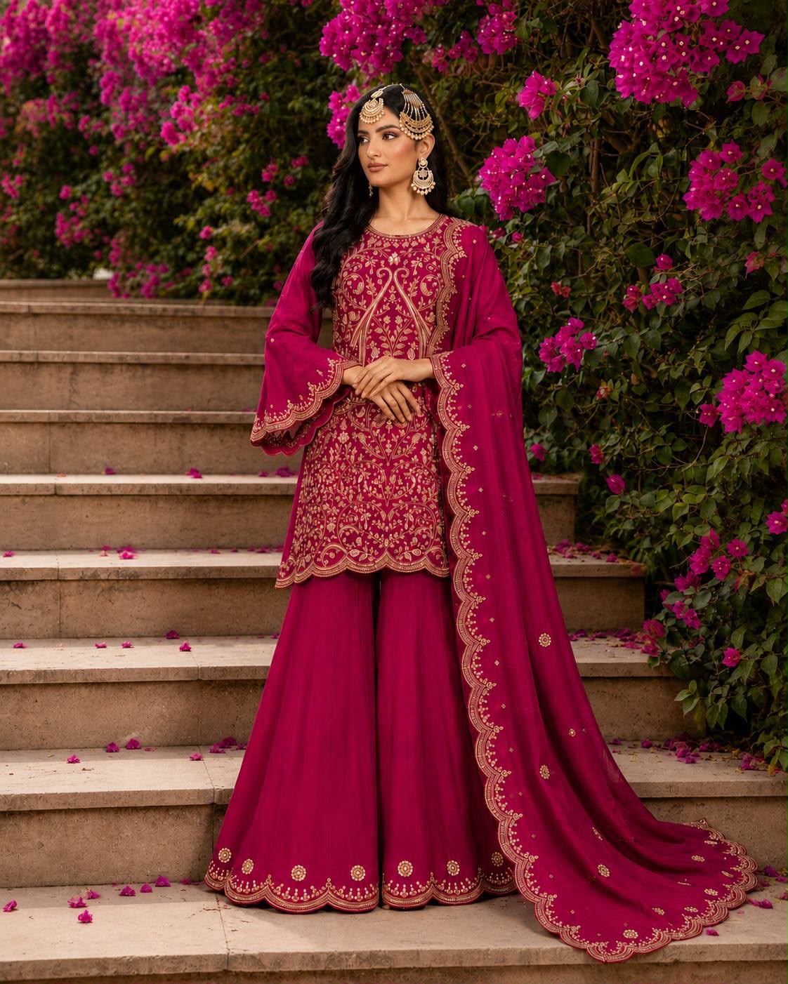 ENHANCE THE BEAUTY OF YOUR WARDROBE WITH THIS NEWLY LAUNCHED KURTI & PLAZZO SET WHOLESALE GEELAN FASHION SURAT